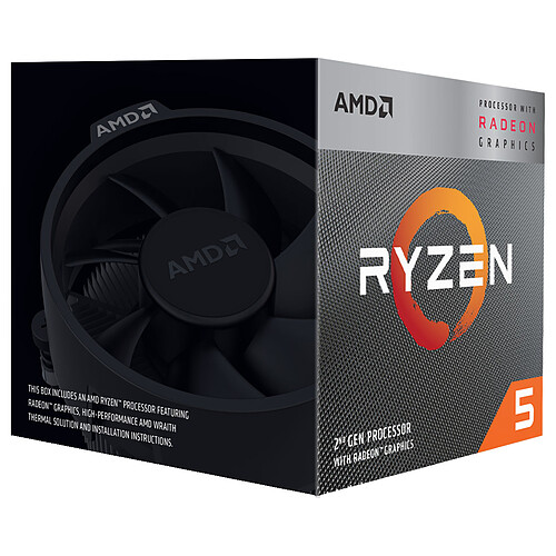 AMD Ryzen 5 3400G Wraith Spire Edition (3.7 GHz / 4.2 GHz)